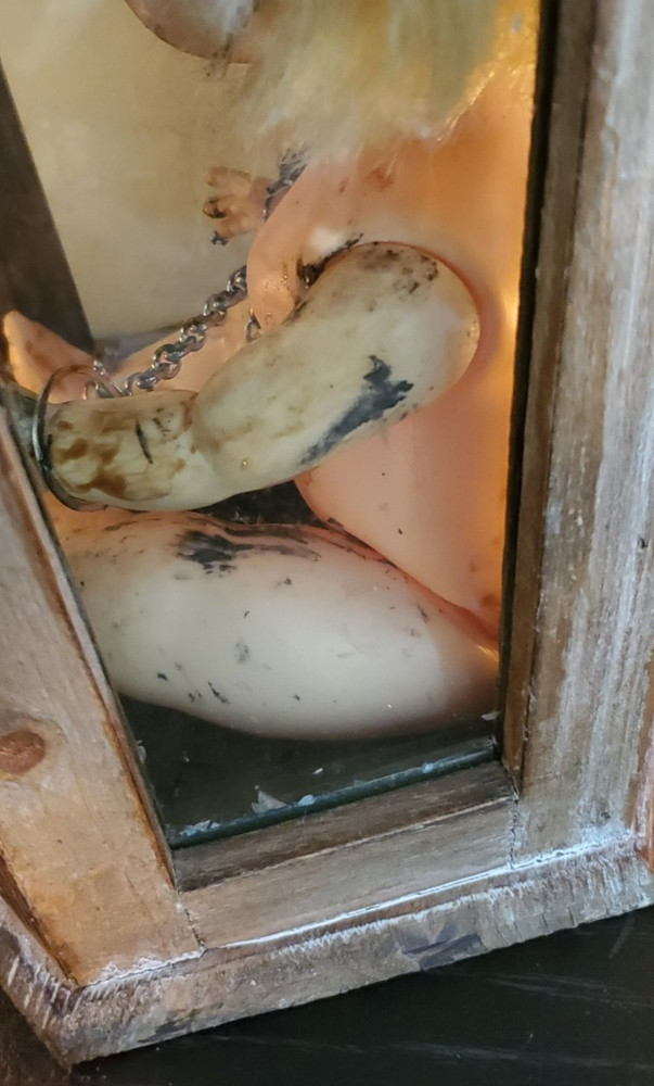 HAUNTED VESSEL DOLL CAUTION NOT A NOVELTY WARNING NEGATIVE DEEPLY BOUND DYBBUK?