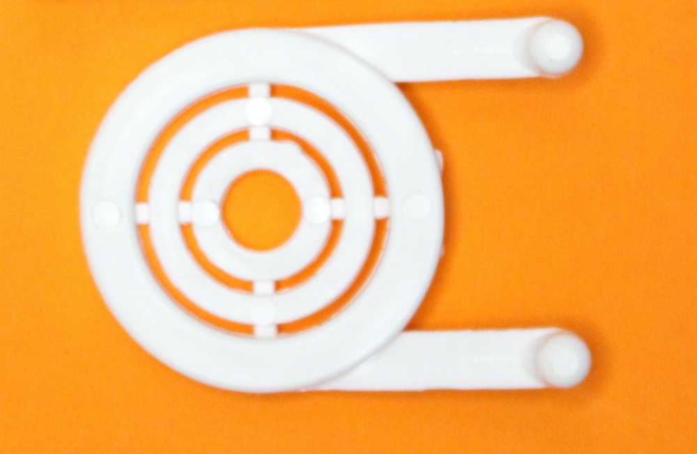 White Plastic Peg board Multi-Purpose Tool Holder 50 Pack PEGBOARD NOT INCLUDED