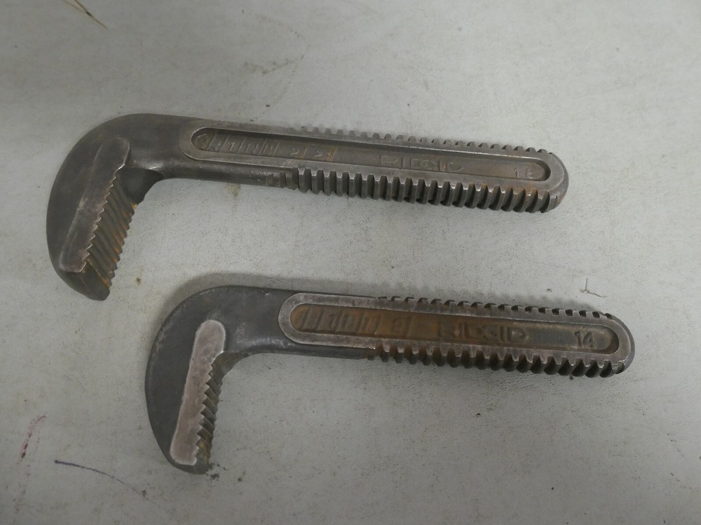 Ridgid 18" & 14" Pipe Wrench Jaws