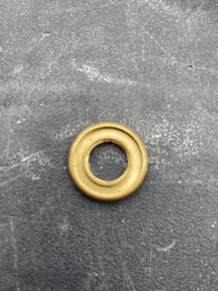 5/8” UNF SOLID BRASS TURNED END CAP CHECK RING THREADED 1/8 IPS LOT OF 6