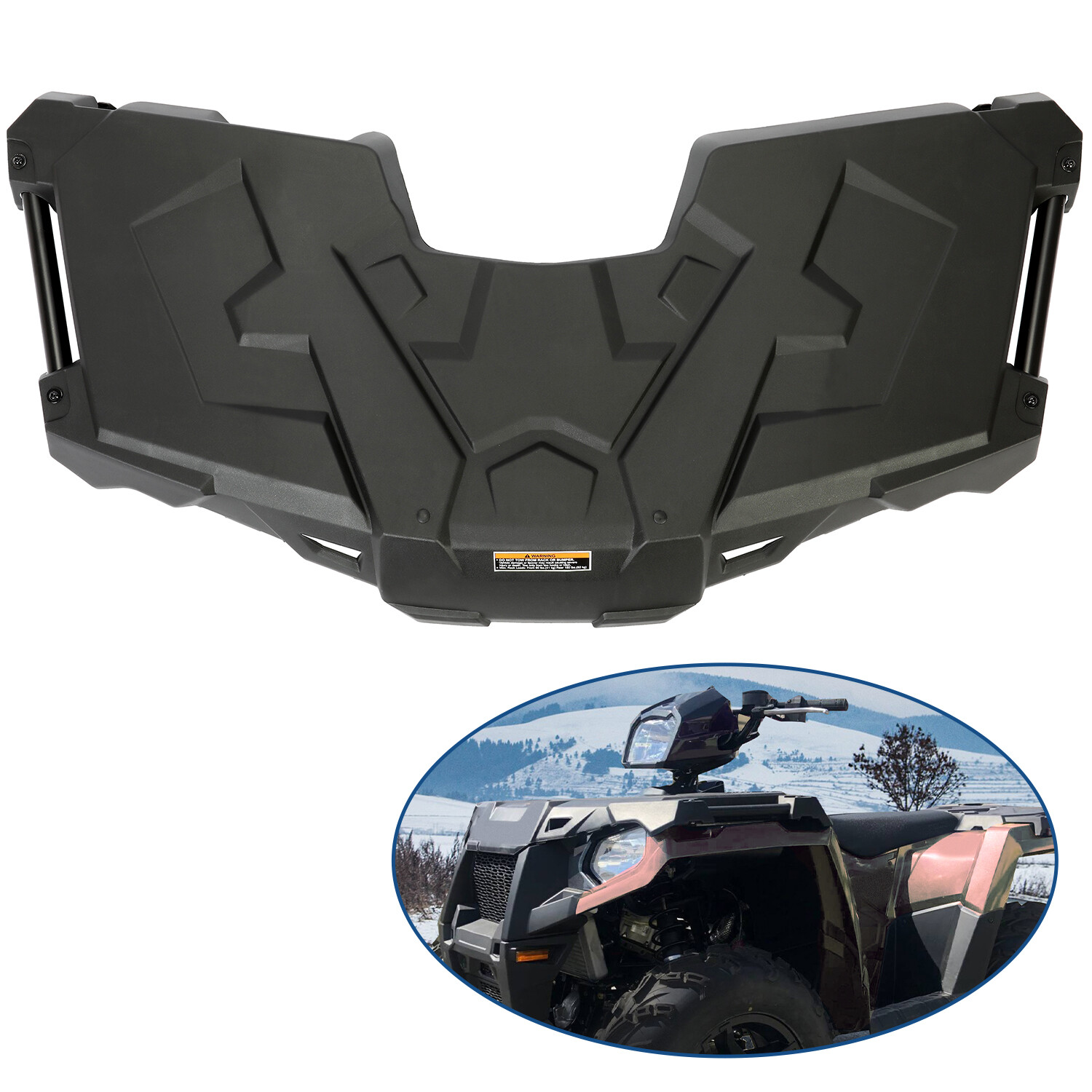 Front Storage Rack Storage Cover Lid For Polaris Sportsman Touring 450 570 14-24