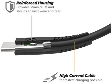 10-foot USB Type-C cable for charging and syncing