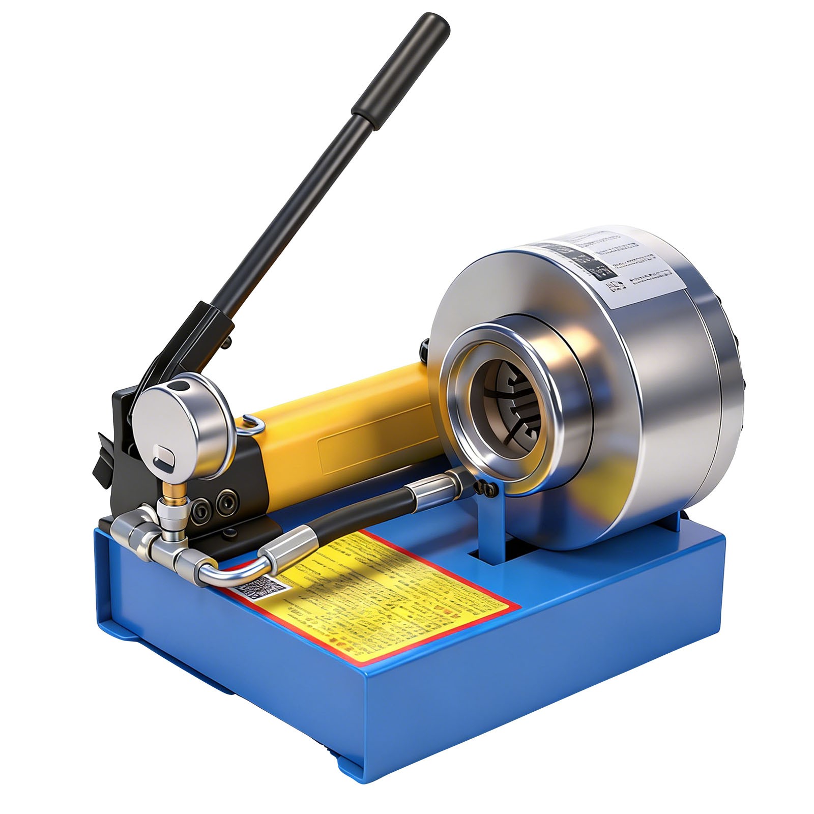 High Pressure Manual Hydraulic Hose Crimper Hose Pipe Crimping W/ 8 sets Molds