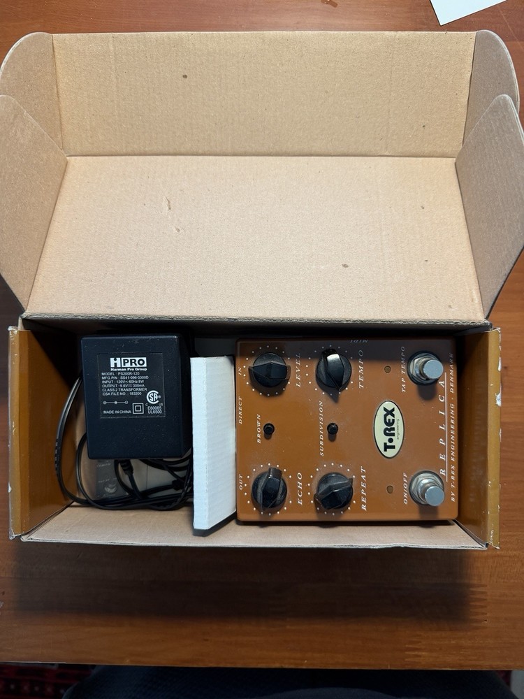 T. Rex Engineering Replica Echo Delay Effects Pedal Free USA Ship