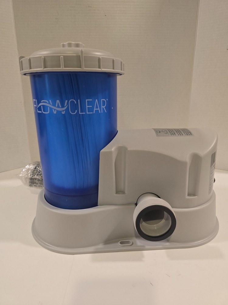 Flowclear 1,500 gal. Transparent Filter Pump