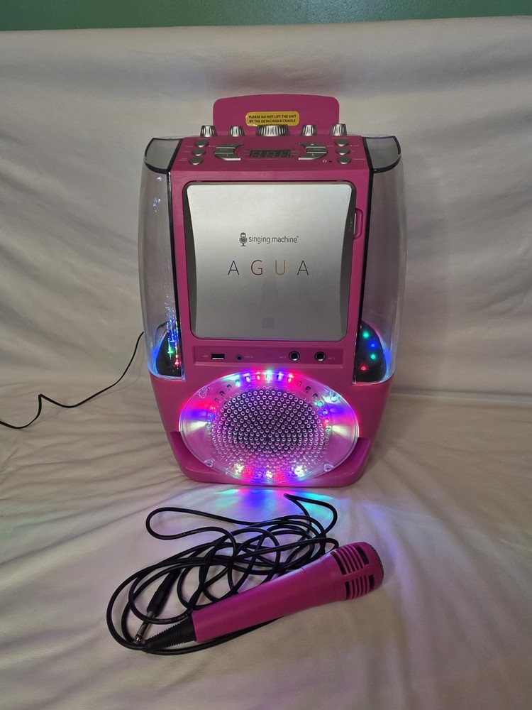 Agua Bluetooth Karaoke Machine w/ Microphone – Singing Speaker System Portable