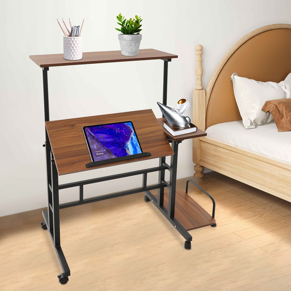 Multi Functional Foldable Desk, Modern Computer Desk, Adjustable Computer Table