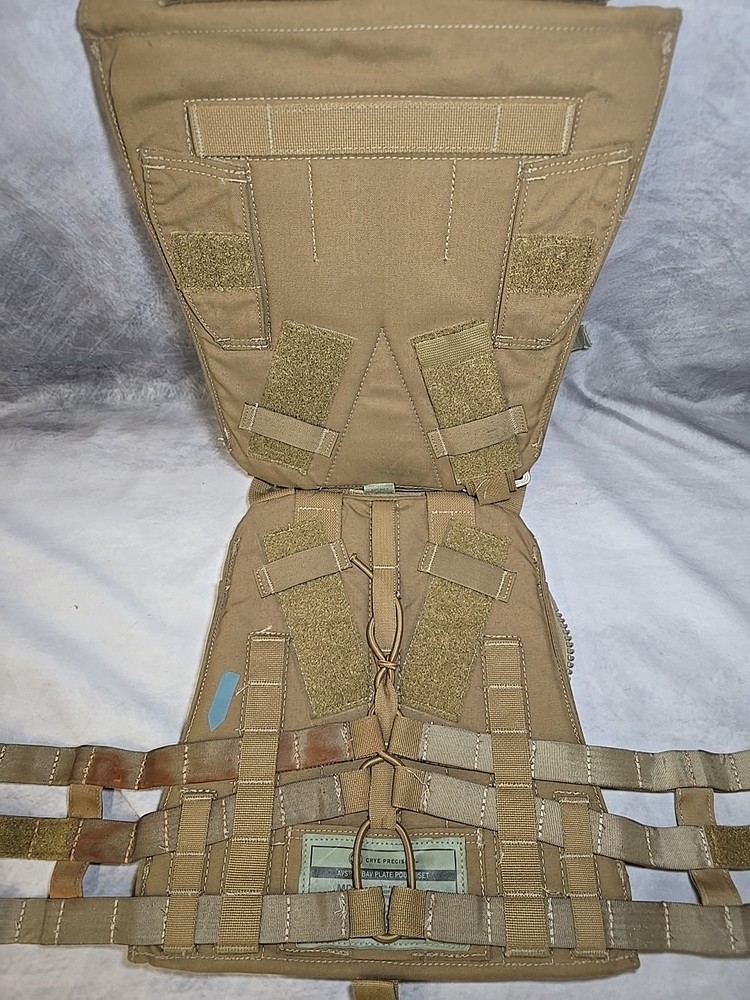 Crye Precision AVS MBAV Plate Pouch Set No Inserts Medium Coyote