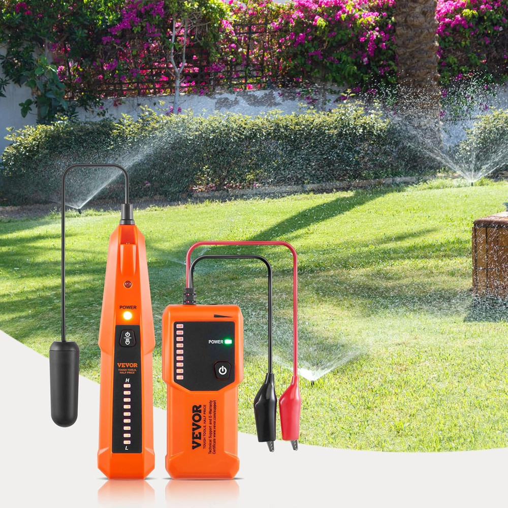 Underground Cable Locator, 3 FT Max. Detection Depth, Wire Tracer Break Detector