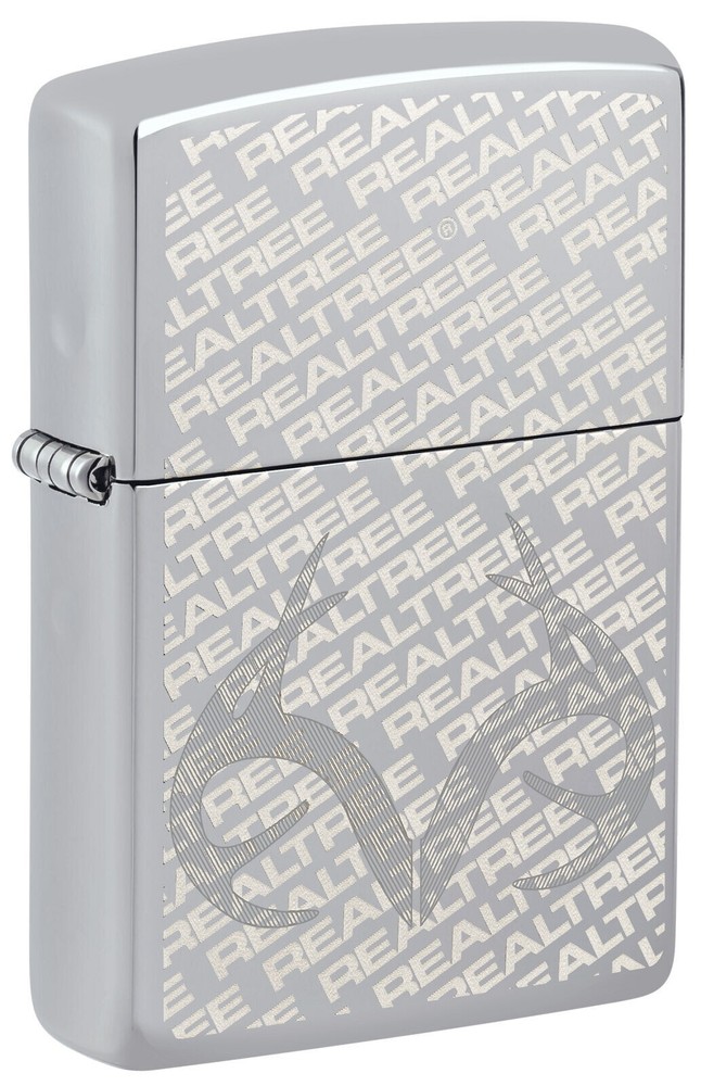 Zippo Real Tree High Polish Chrome 48751
