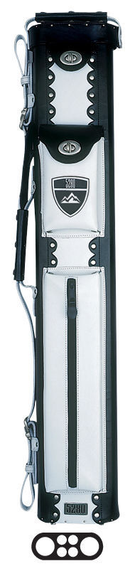 5280 2x4 White RM24 Pool Cue Case
