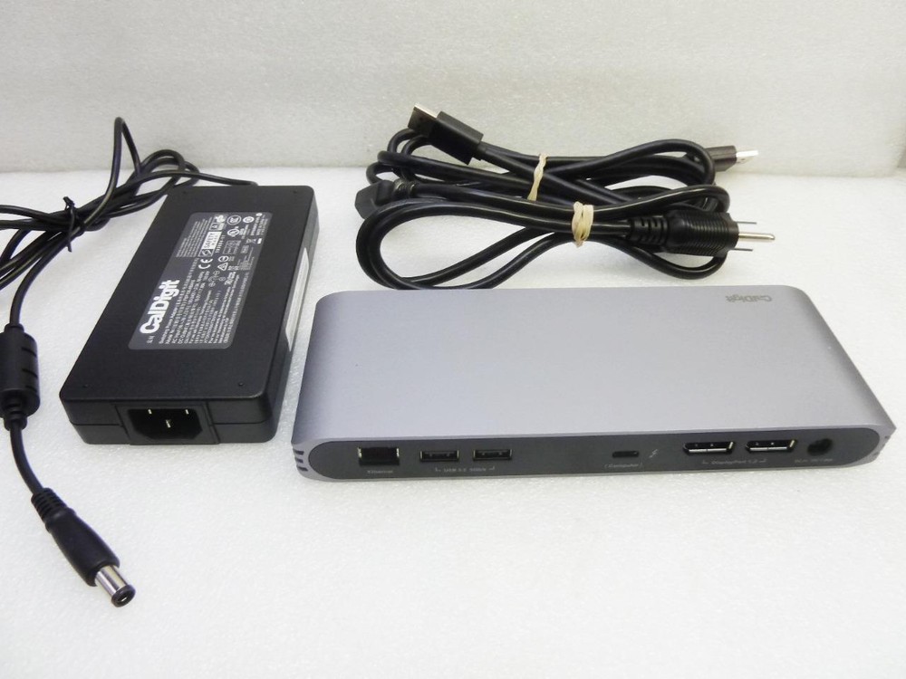 CalDigit USB-C Pro Dock Docking Station - Gray | USBCProDock-US07-SG-AMZ | + PSU