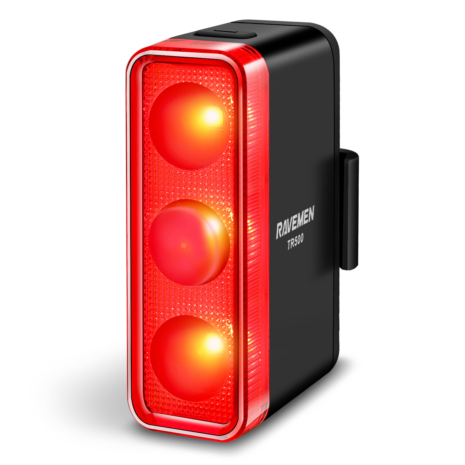 RAVEMEN TR500 Bike Tail Light Bicycle Brake LED Rear Light Rechargeable 1600mAh