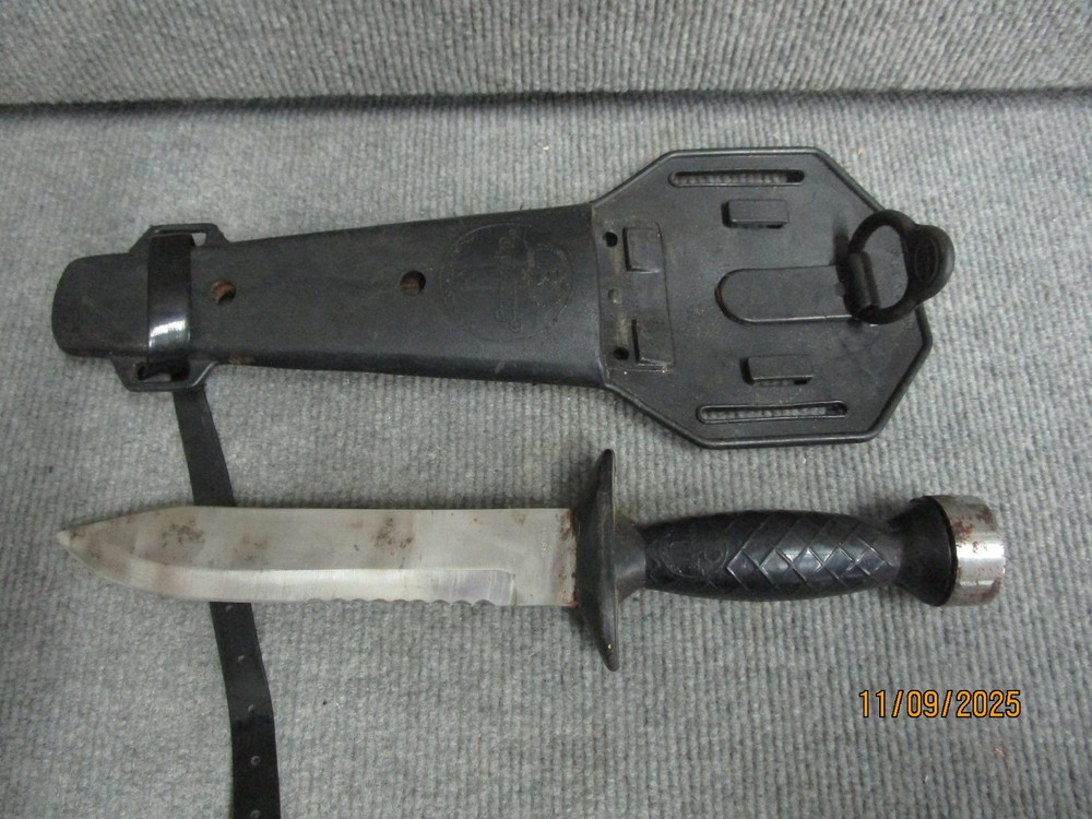 Vintage Aqualand Scuba Diving Knife
