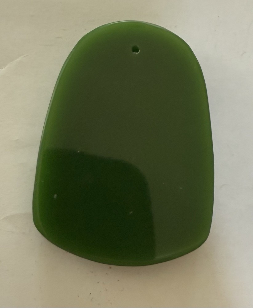 Chinese Caishen Jade Pendant