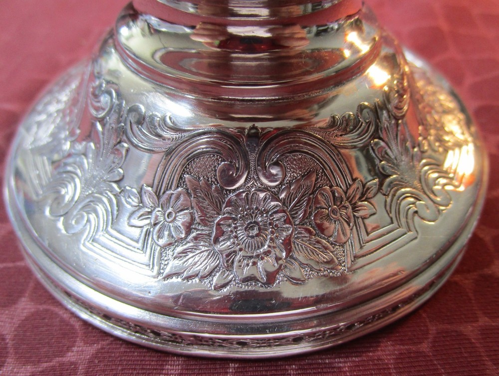 PAISLEY C1930s Wilcox Antique Silverplate Scarce Chocolate Pot ERC Monogram