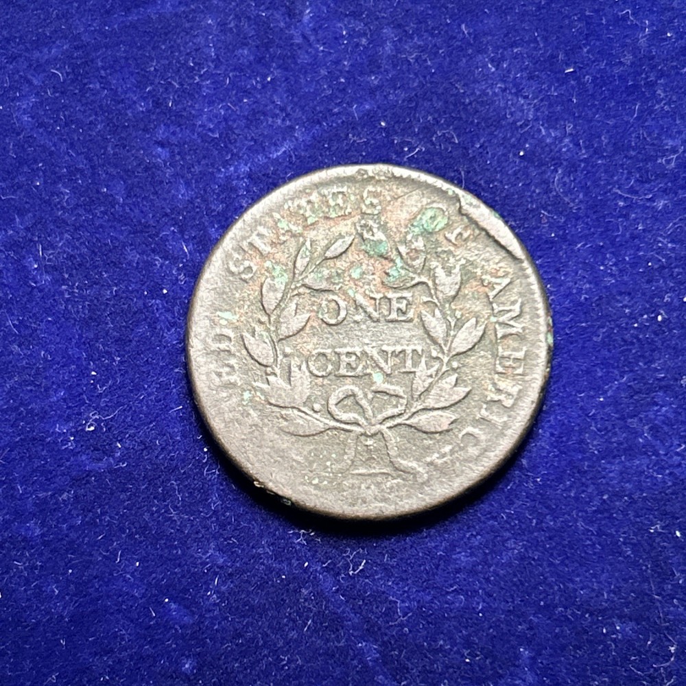 1802 Draped Bust Large Cent VG Details