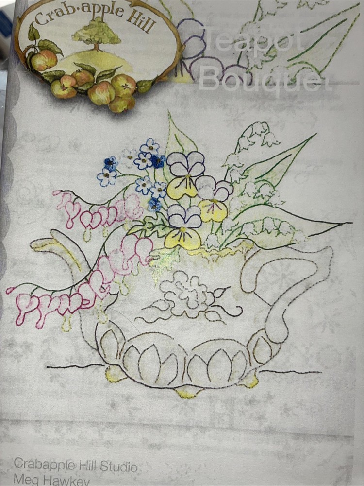 CRAB APPLE HILL - TEAPOT BOUQUET PATTERN ~ PRE-OWNED
