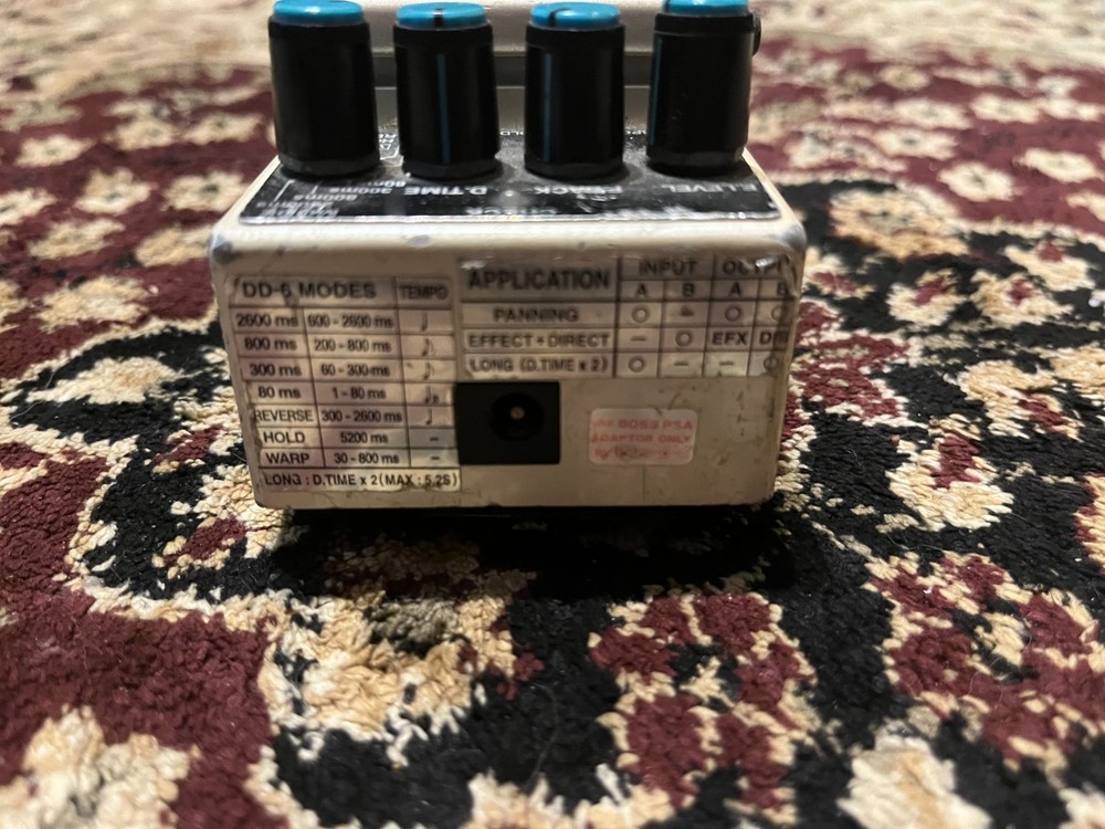 Boss DD-6 Digital Delay (Dark Gray Label) 2002 - 2008 - White