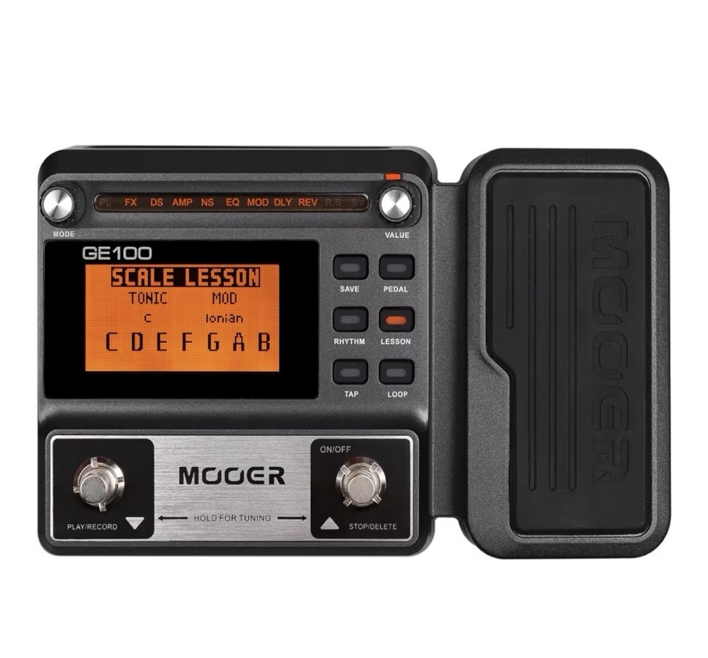 MOOER GE100 Multi-Effects Guitar Processor Pedal