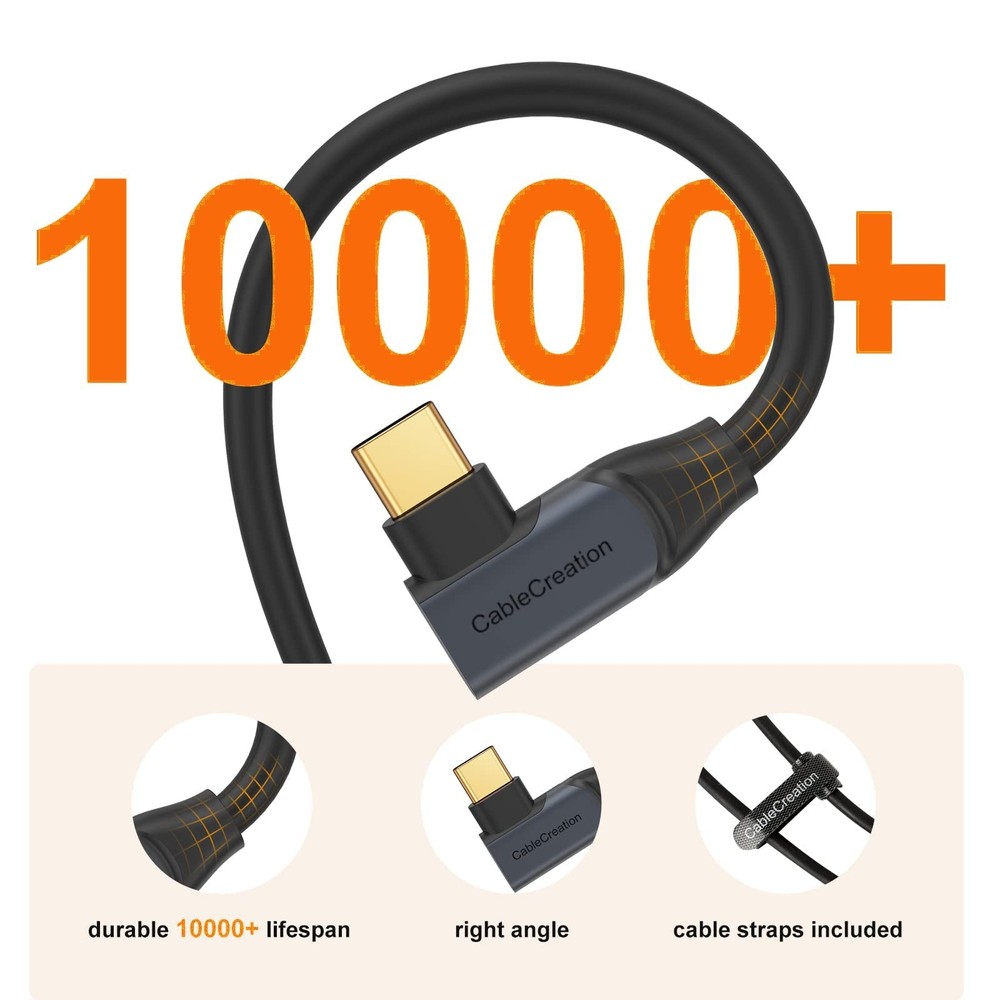CableCreation 16FT USB to C 3.1 Link Cable Compatible with 16 FT, Black