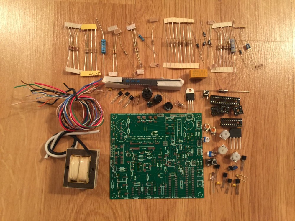 Oscilloscope Clock Kit OSC4.6 original vector design crt Cathode ray tube Scope