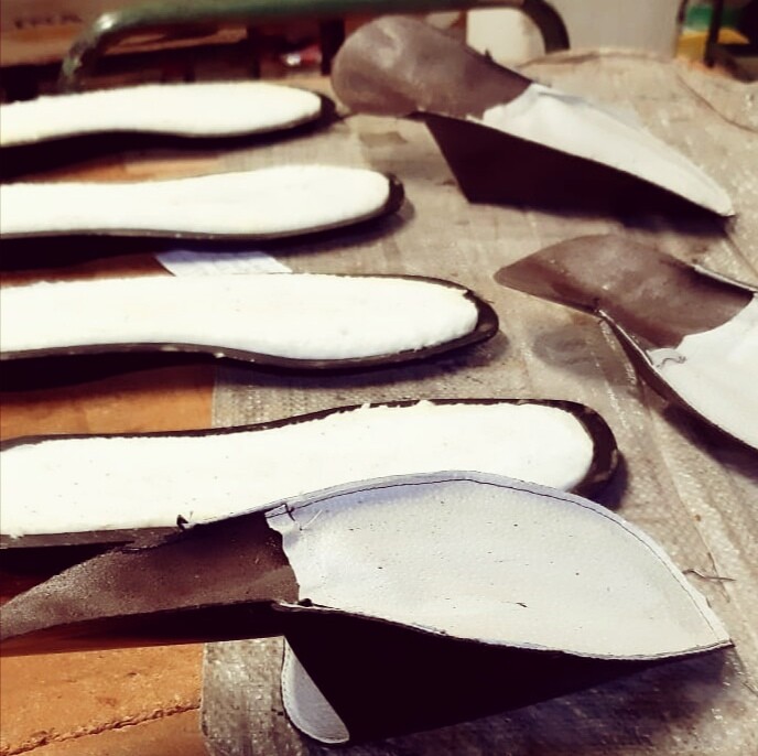 Slippers Men Leather Winter Model Rome