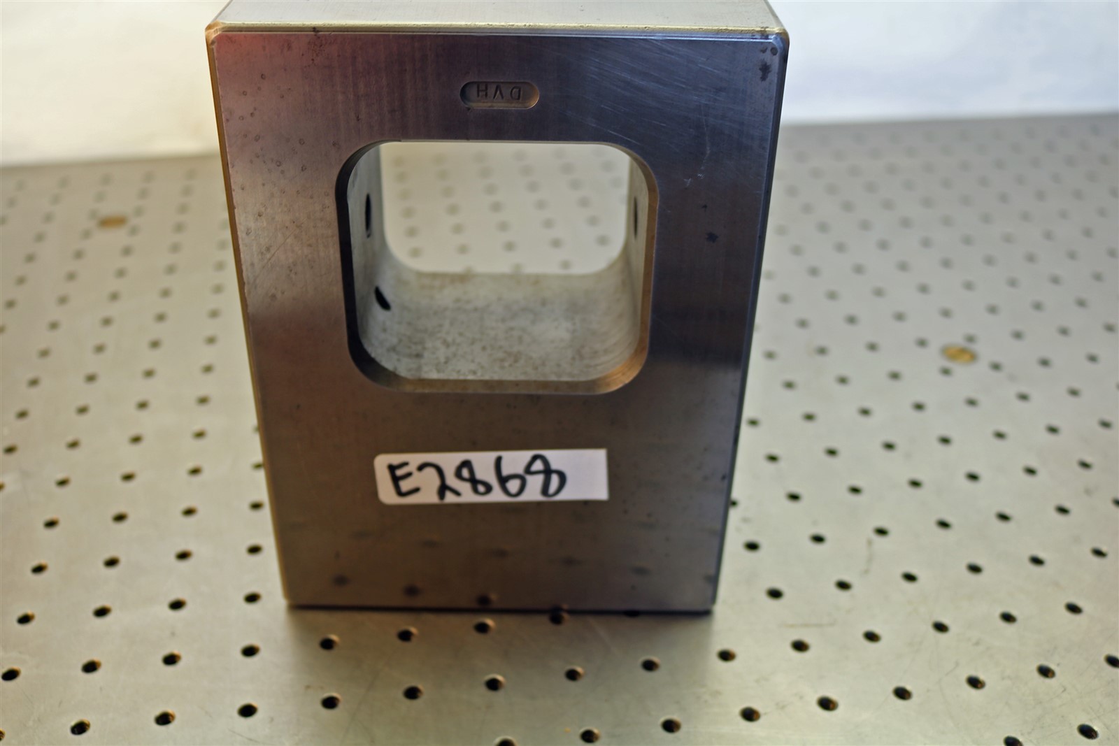 Jumbo Toolmaker Made 29 Lbs. Block, Fixture, Hardened & Ground - - E2868