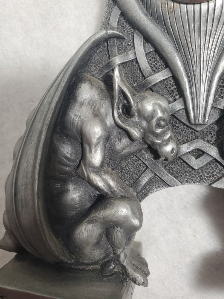 ZOEI Gargoyle Mantle Clock 2000 Rare Works!!