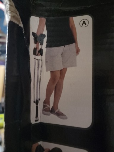 Folding Road Runner Therapeutics Crutches