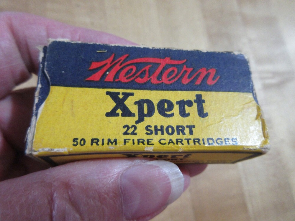 Empty Ammo Box Western Xper 22 SHORT W18 #20