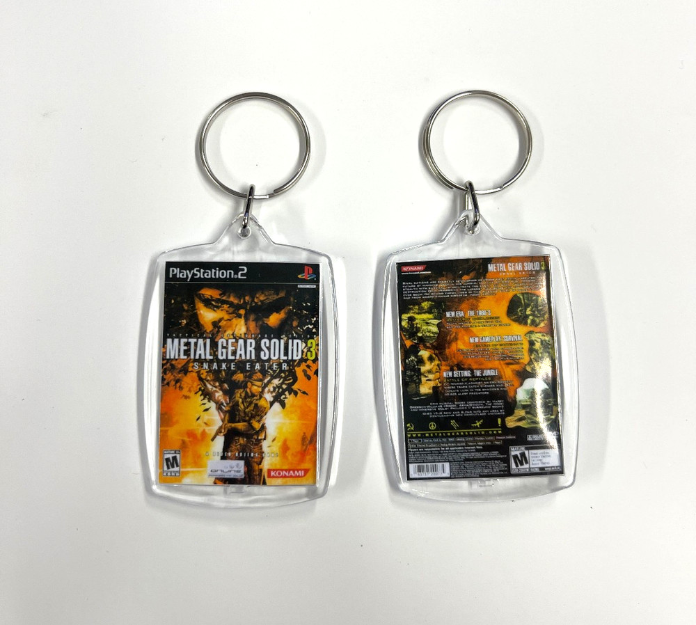 Metal Gear Solid 3: Snake Eater PS2 Keychain