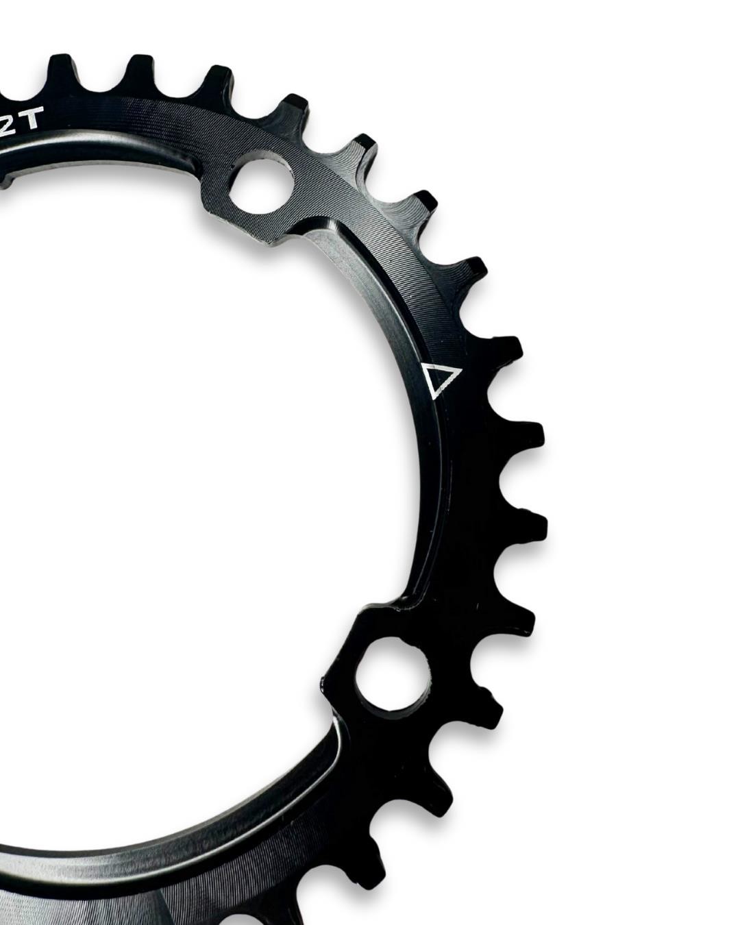 32T Narrow Wide Chainring 104 BCD Round MTB Bike Chain Ring Black 1x 9/10/11 Spd