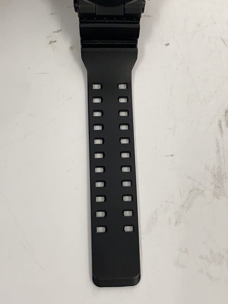 CASIO Quartz Watch G SHOCK Analog Digital Rubber BLK BLK SS