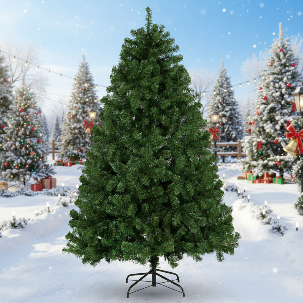 Artificial Christmas Tree 6ft Premium Hinged Spruce Holiday Decoration Tree