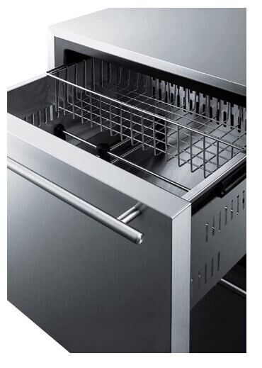 Summit SCFF532D Drawer Freezer, Stainless-Steel