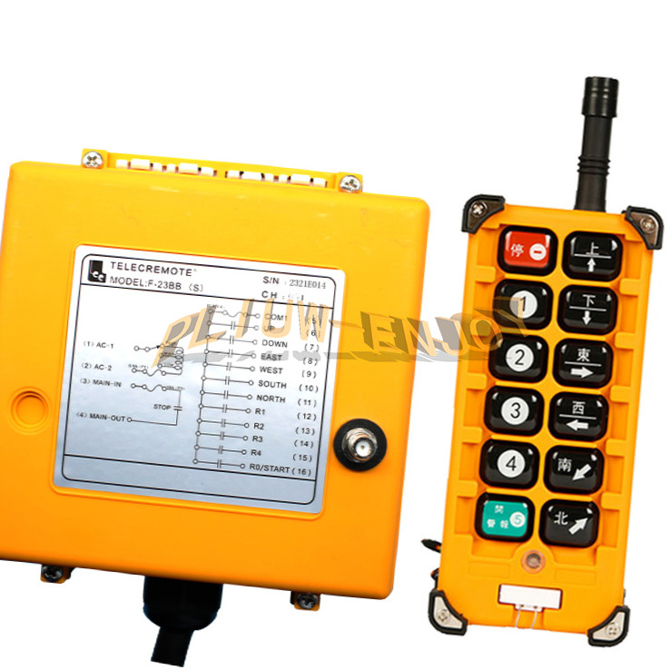 F23-BB(S) Industrial Crane wireless Remote Control 1 Transmitter+1 Receiver 220V
