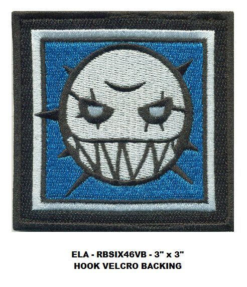 RAINBOW SIX ELA 3 INCH PATCH WITH HOOK BACKING  - RBSIX46VB