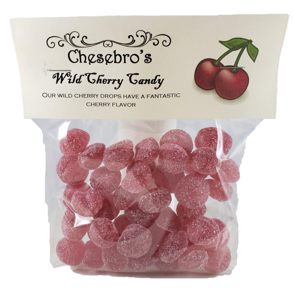 Wild Cherry Hard Candy Drops 4.5 Ounces