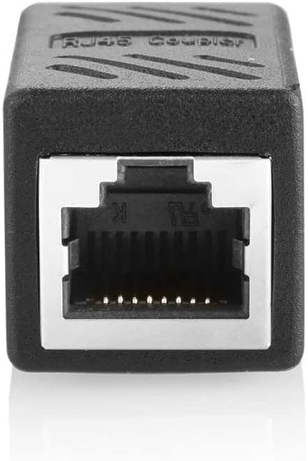 FANTIA 2Pcs RJ45 Coupler Connector Coupling Extension Adapter Cat6A Network...