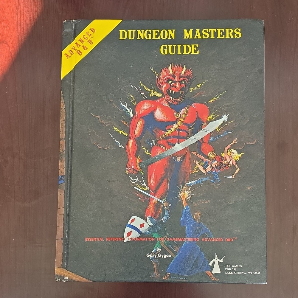 Advanced Dungeons & Dragons Dungeon Masters Guide Gary Gygax 1979