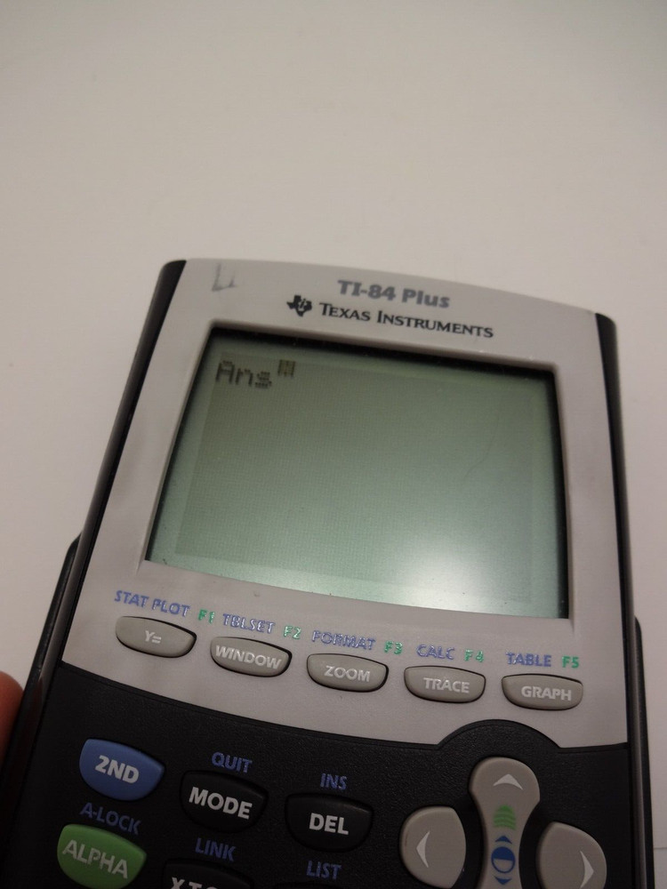 Texas Instruments TI-84 Plus Graphing Calculator - Black - Tested & Works