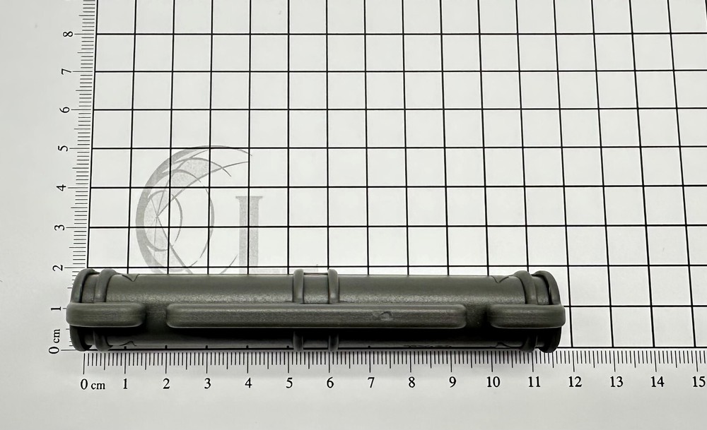 Duraflex PC Armor Split Bar Quick Release Buckle Tubes - Double Slot Wolf Grey