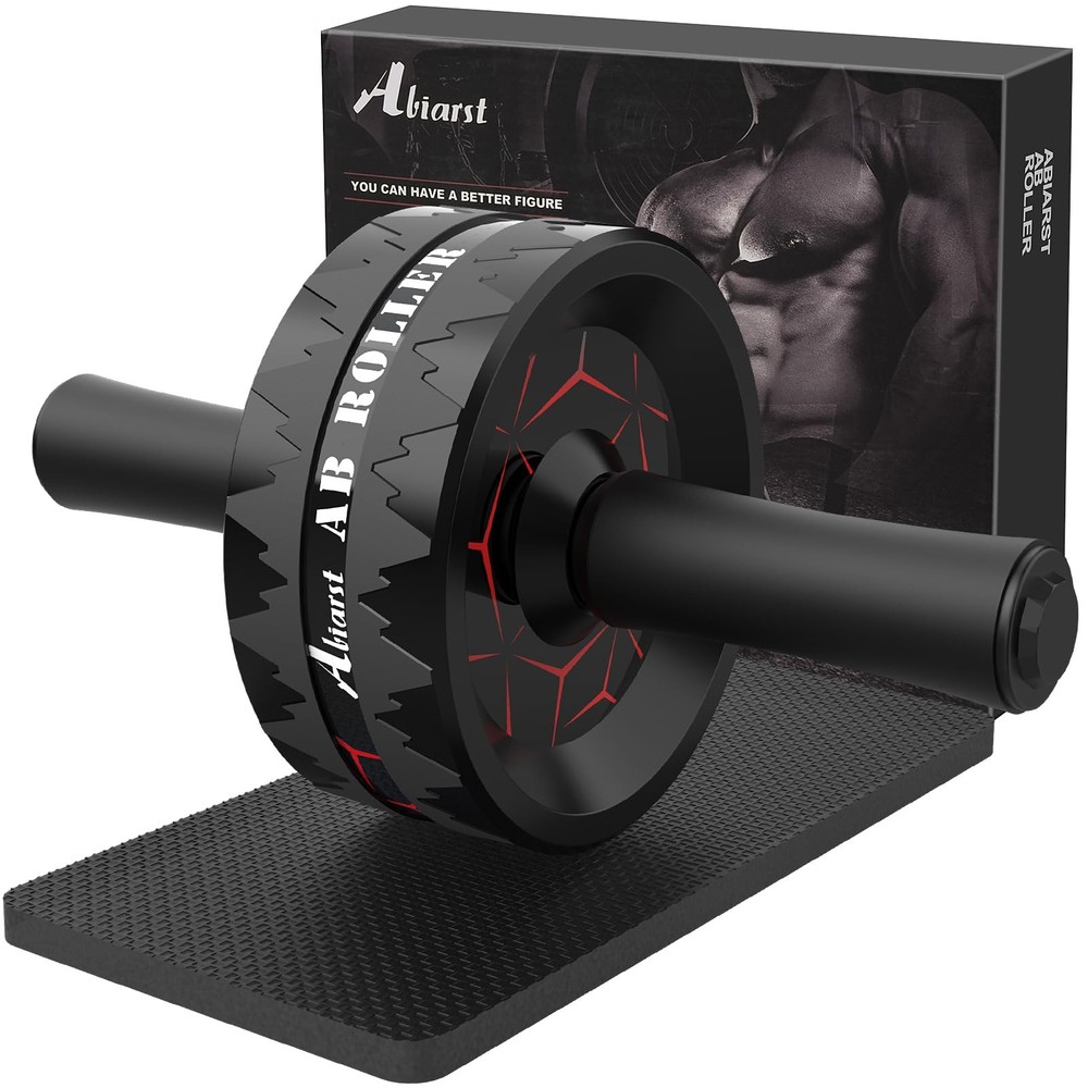 Ab Roller Wheel, Abs Workout Equipment for Abdominal & Core Strength Training, H