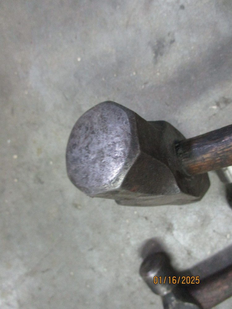 3 Vintage Hammers Ballpein & Sledge
