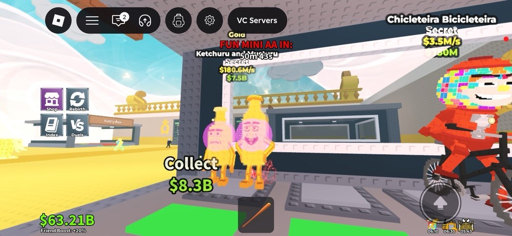 VC Servers Secret Game Items/Assets