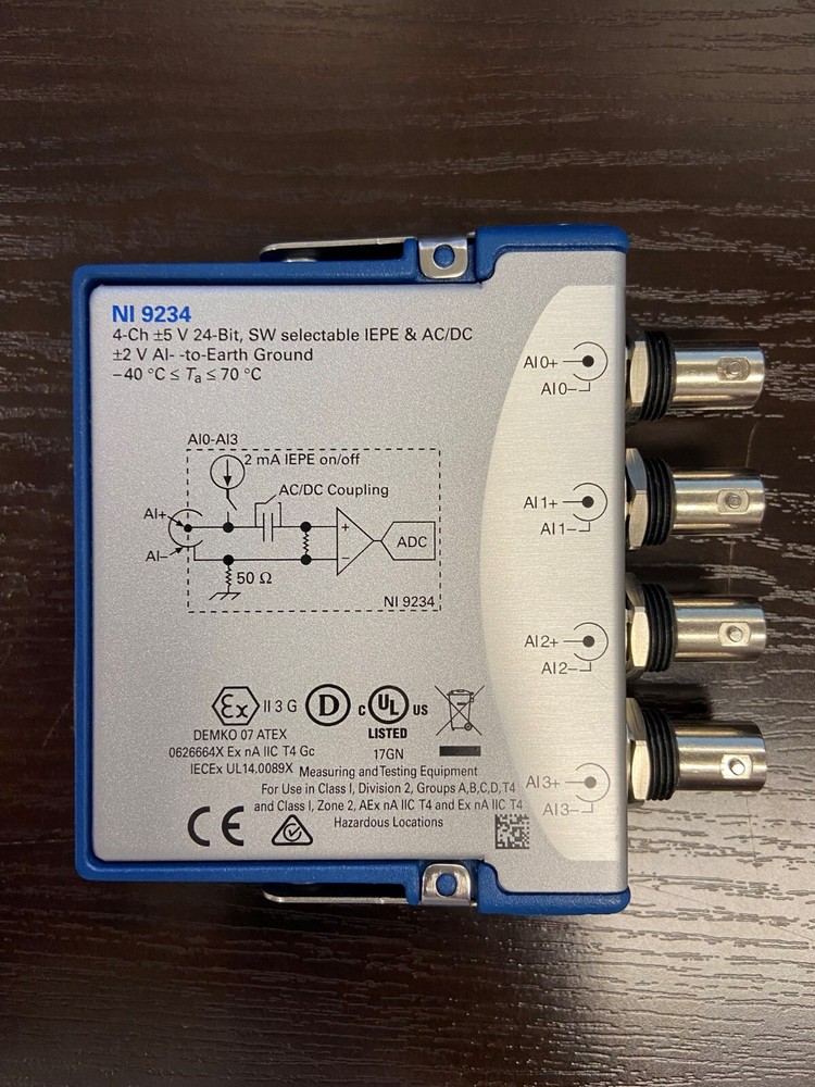 National Instruments NI-9234 Sound & Vibration Input Module