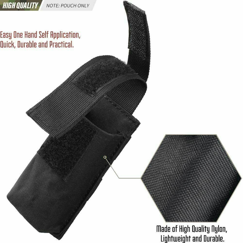 Tactical Knife Sheath Bag Molle Flashlight Holster Case Multi-Tool Nylon Pouch