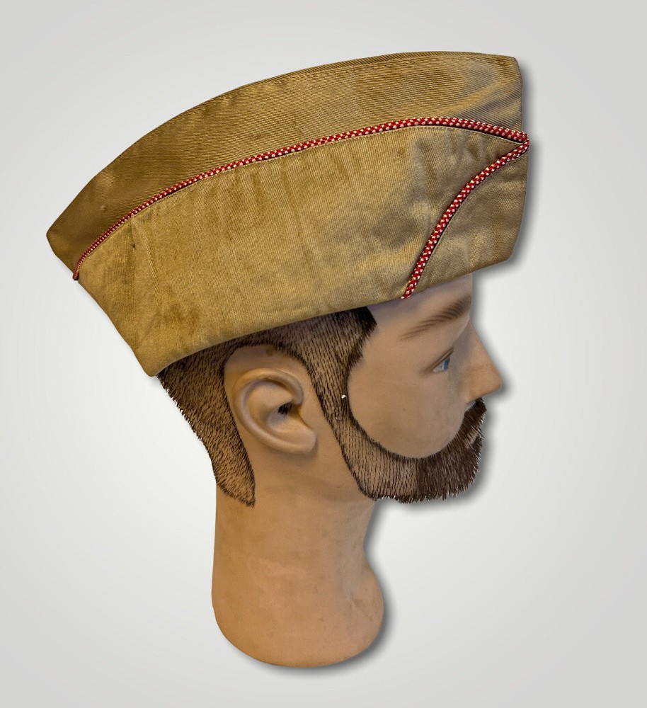 WW2 US Military Garrison Cap Hat Khaki i