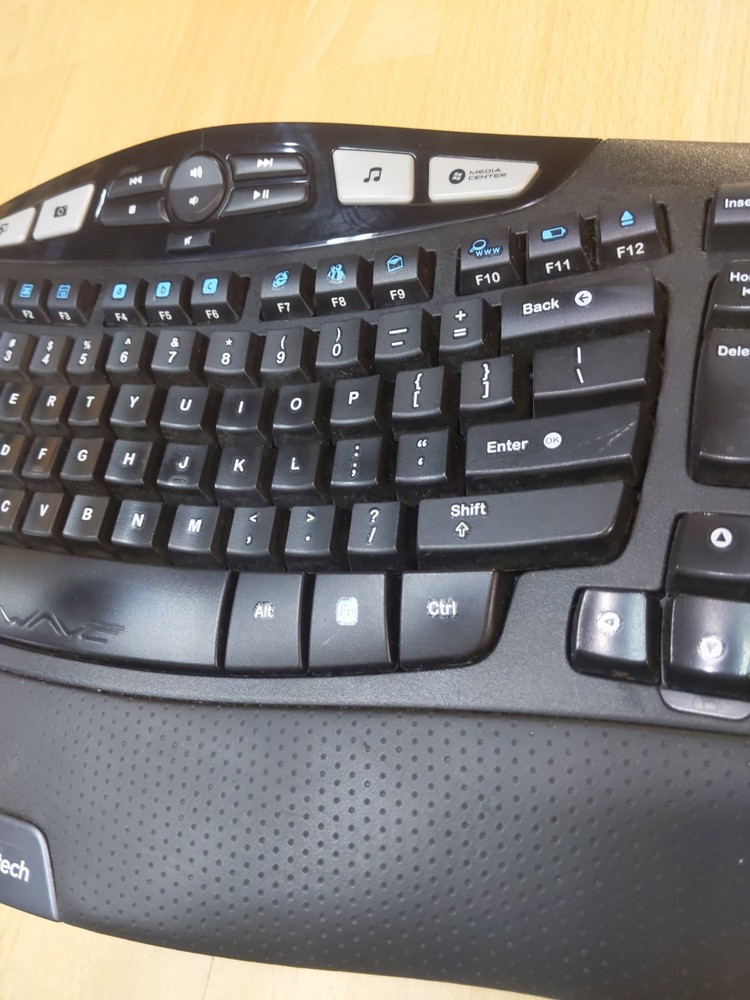 Logitech Wireless Wave Keyboard K350 & Mouse Set + M310 Mouse + USB Dongle E